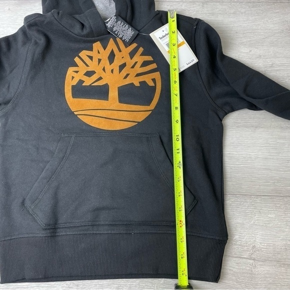 NWT Timberland Kid’s Black Hoodie Size Small (8) - Picture 4 of 5